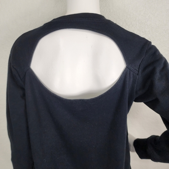 Armani Exchange Jersey Black Cut Out Dress Size M - Picture 5 of 14